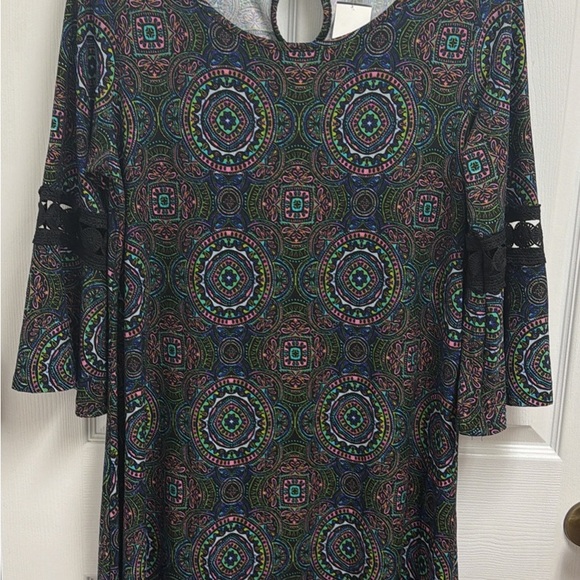 Allison Brittney Dresses & Skirts - Allison Brittney Multicolor Paisley Dress XL NWT